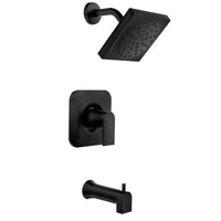 Moen Genta 1-Handle Matte Black Tub and Shower Faucet - Deal of The Week