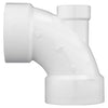 Charlotte Pipe Schedule 40 3 in. Hub X 3 in. D Hub PVC Elbow 1 pk
