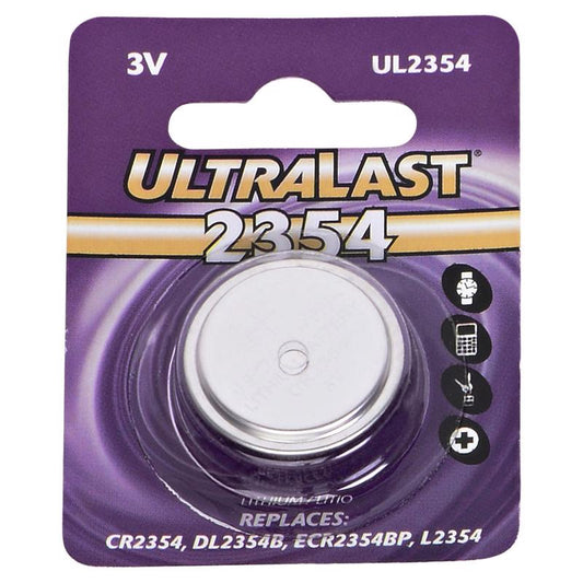 Ultralast Lithium CR2354 3 V 560 Ah Keyless Entry Battery 1 pk