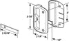 Prime-Line Zinc-Plated Black Plastic Sliding Door Latch 1 pk