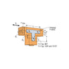 Simpson Strong-Tie 5 in. H x 6 in. W 14 Ga. Galvanized Steel T Strap (Pack of 10)