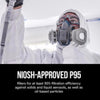 3M P95 Paint Spray and Pesticide Respirator Mask Replacement Filter 5000 White 3 pair