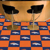 NFL - Denver Broncos Team Carpet Tiles - 45 Sq Ft.