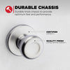 Kwikset Tylo Satin Chrome Passage Lockset 1-3/4 in.