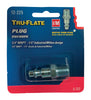 Tru-Flate Steel Air Plug 1/4 in. Male NPT  1 pc.