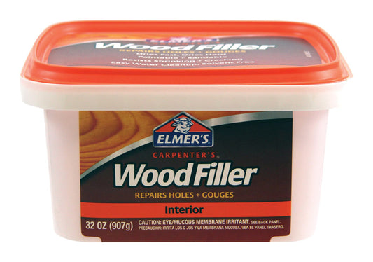 Elmer's Carpenter's Light Brown Wood Filler 32 oz