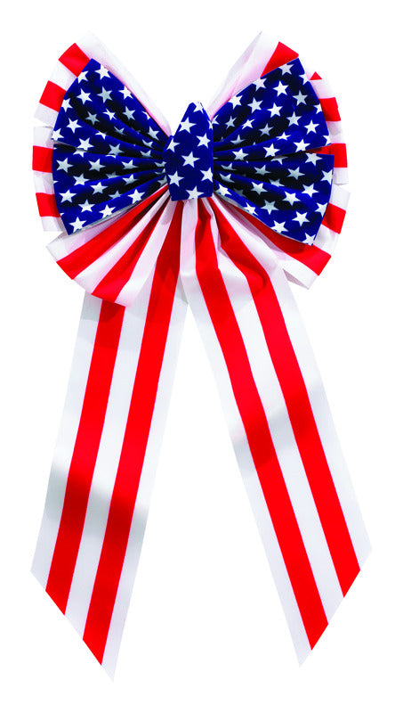 Holiday Trims patriotic Patriotic Bow Velvet (Pack of 12)