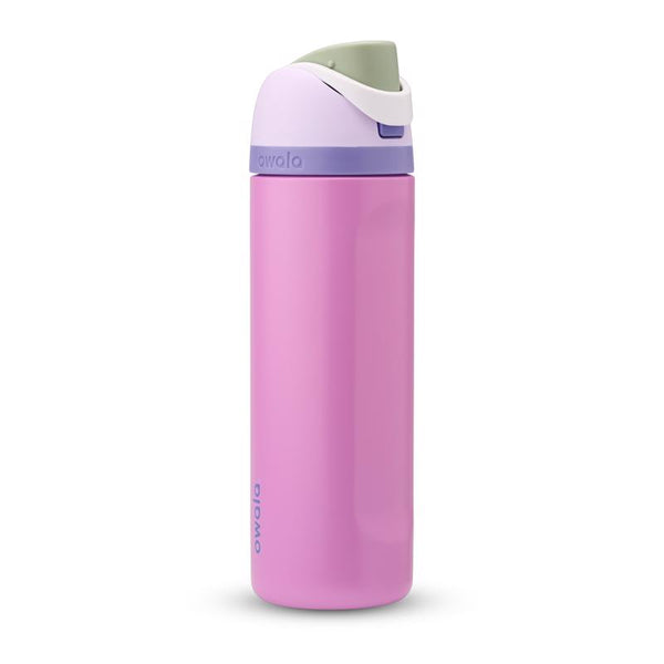 Owala FreeSip 24 oz Pink BPA Free Magenta Madness Water Bottle with Spout Lid - Open Box