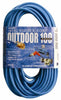 Coleman Cable Outdoor 100 ft. L Blue Extension Cord 14/3 SJTW