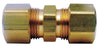Anderson Metals Corporations  3/8 in. Compression   x 3/8 in. Dia. Compression  Brass  Union