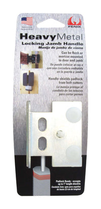 FENIX Heavy Metal Zinc-Plated Steel 3 in. L Locking Jamb Handle 1 pk