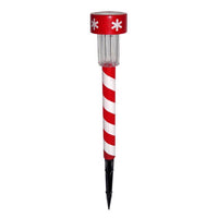 Alpine LED Candycane Stake Christmas Decoration Multicolored Plastic 1 pk (Pack of 48)