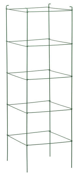 Jaula plegable cuadrada premium verde de 48" modelo 68TCF48CG de Oregon Wire Products (paquete de 5)