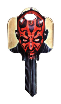 Hillman Star Wars Darth Maul House/Padlock Universal Key Blank Single (Pack of 5).