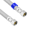Lasco 3/8 in. Compression X 3/8 in. D Compression 60 in. Braided Stainless Steel Dishwasher Supply L