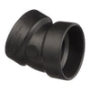 Charlotte Pipe 2 in. Hub X 2 in. D Hub ABS 22-1/2 Degree Elbow
