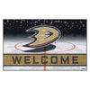 NHL - Anaheim Ducks Rubber Door Mat - 18in. x 30in.