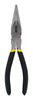 Stanley 8 in. Steel Fixed Joint Long Nose Pliers
