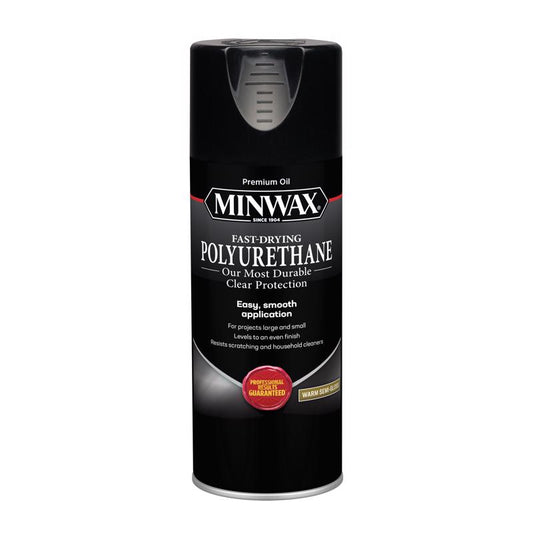 Minwax Semi-Gloss Clear Fast-Drying Polyurethane 11.5 oz. (Pack of 6)