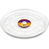 Down Under 15 in. D Plastic Plant Saucer Clear