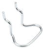 National Hardware Zinc Plated Silver Steel Tool Holder Peg Hooks (Pack of 6)