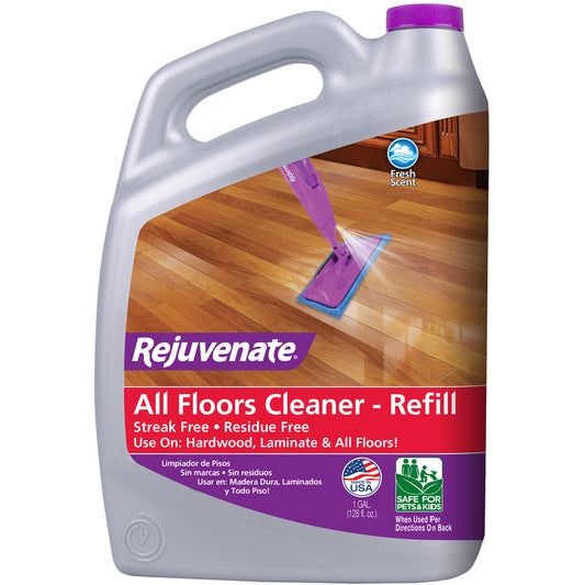 Rejuvenate Clean Fresh Scent Floor Cleaner Refill Liquid 128 oz. (Pack of 2)