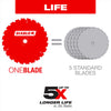 Diablo 6-1/2 in. Dia. x 5/8 in. TiCo Hi-Density Carbide Framing Blade 24 teeth 1 pc. (Pack of 10)