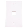 Monster Just Hook It Up White 1 gang Plastic Keystone Wall Plate 1 pk