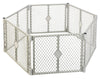 North States Superyard Gray 26 in. H X 18.5 in. W Plastic Child Safety Gate