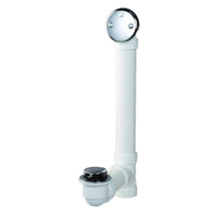 Keeney Foot Lok Stop 1-1/2 in. D Chrome PVC Bath Drain - Open Box