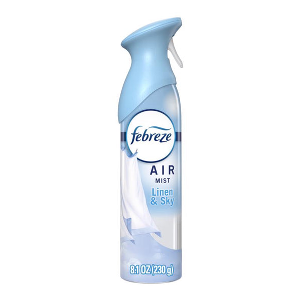 Ambientador en aerosol Febreze con aroma Lino y cielo 8.1 oz 1 paquete (paquete de 6)