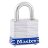 Master Lock 1 in. H X 1-1/8 in. W Laminated Steel 4-Pin Cylinder Exterior Padlock - Deal of The Week