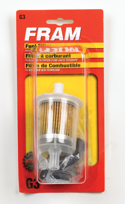 Fram 10 Micron Conductive Plastic Fuel Filter 3.672 H in.