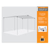 AHC 10 ft. W X 20 ft. L Heavy Duty Polyethylene Canopy Tarp Silver