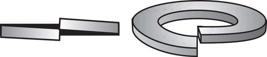 Hillman 5/8 in. D Zinc-Plated Steel Split Lock Washer 400 pc