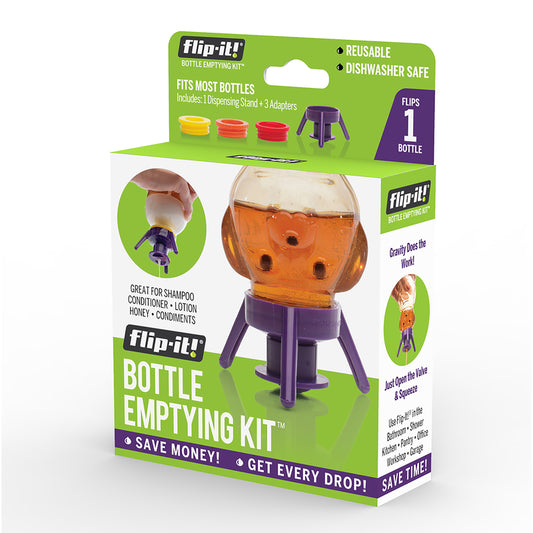 Flip-It Purple Polypropylene Bottle Emptying Kit