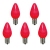Holiday Bright Lights Incandescent C7 Red 25 ct Replacement Christmas Light Bulbs 1 ft.