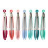 Core Kitchen Assorted Silicone/Stainless Steel Mini Locking Tongs (Pack of 18)