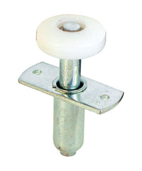 Prime-Line Mill Silver Steel Bi-fold Door Wheel Guide 2 pc