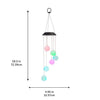 Globe Electric Skylar Metal/Plastic 29 in. Wind Chime (Pack of 4)