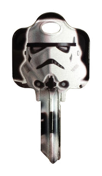Hillman Star Wars Stormtrooper House/Padlock Universal Key Blank Single (Pack of 5).