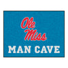 University of Mississippi (Ole Miss) Light Blue Man Cave Rug - 34 in. x 42.5 in.