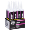 OSI H2U White Acrylic Urethane Door/Trim/Window Sealant 10 oz (Pack of 12)