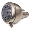 Whedon Champagne Massage Brushed Nickel Plastic 5 settings Showerhead 2-1/2 gpm
