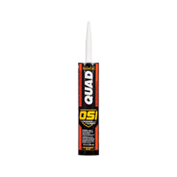 OSI Quad White Elastomeric Polymers Door, Siding and Window Sealant 10 oz (Pack of 12).
