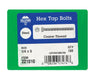 Hillman 1/4 in. D X 5 in. L Zinc Plated Steel Hex Tap Bolt 100 pk