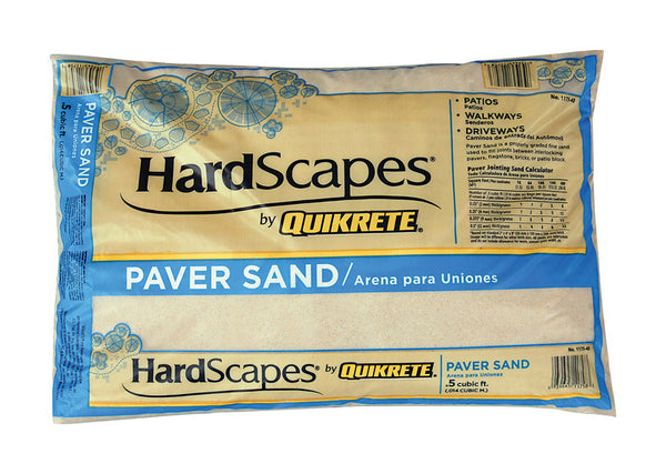 Arena para pavimentos de arena marrón HardScapes de Quikrete, 0,5 pies cúbicos, 50 lb