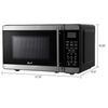 Avanti 0.7 cu ft Black/Silver Microwave 700 W