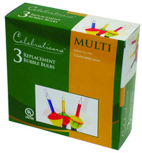 Celebrations Bubble C7 Replacement Bulb Multicolored 3 lights (Pack of 24)