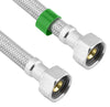Lasco 1/2 in. FIP X 1/2 in. D FIP 20 in. Braided Stainless Steel Faucet Supply Line